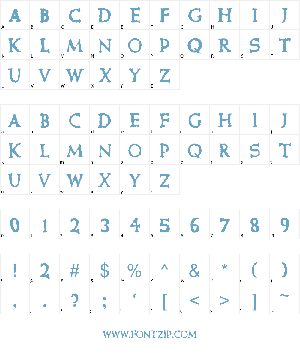 Cure Picture Show Font Character